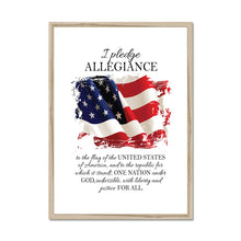 Load image into Gallery viewer, Pledge of Allegiance Framed & Mounted Print