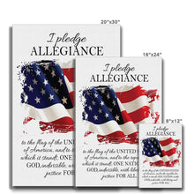 Load image into Gallery viewer, Pledge of Allegiance Eco Canvas
