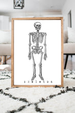 Load image into Gallery viewer, skeleton print