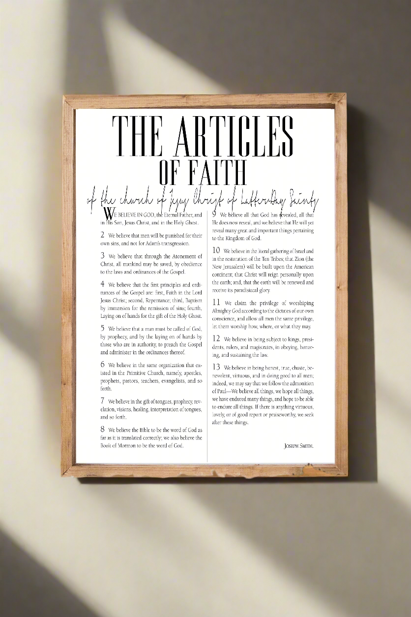 Articles Of Faith