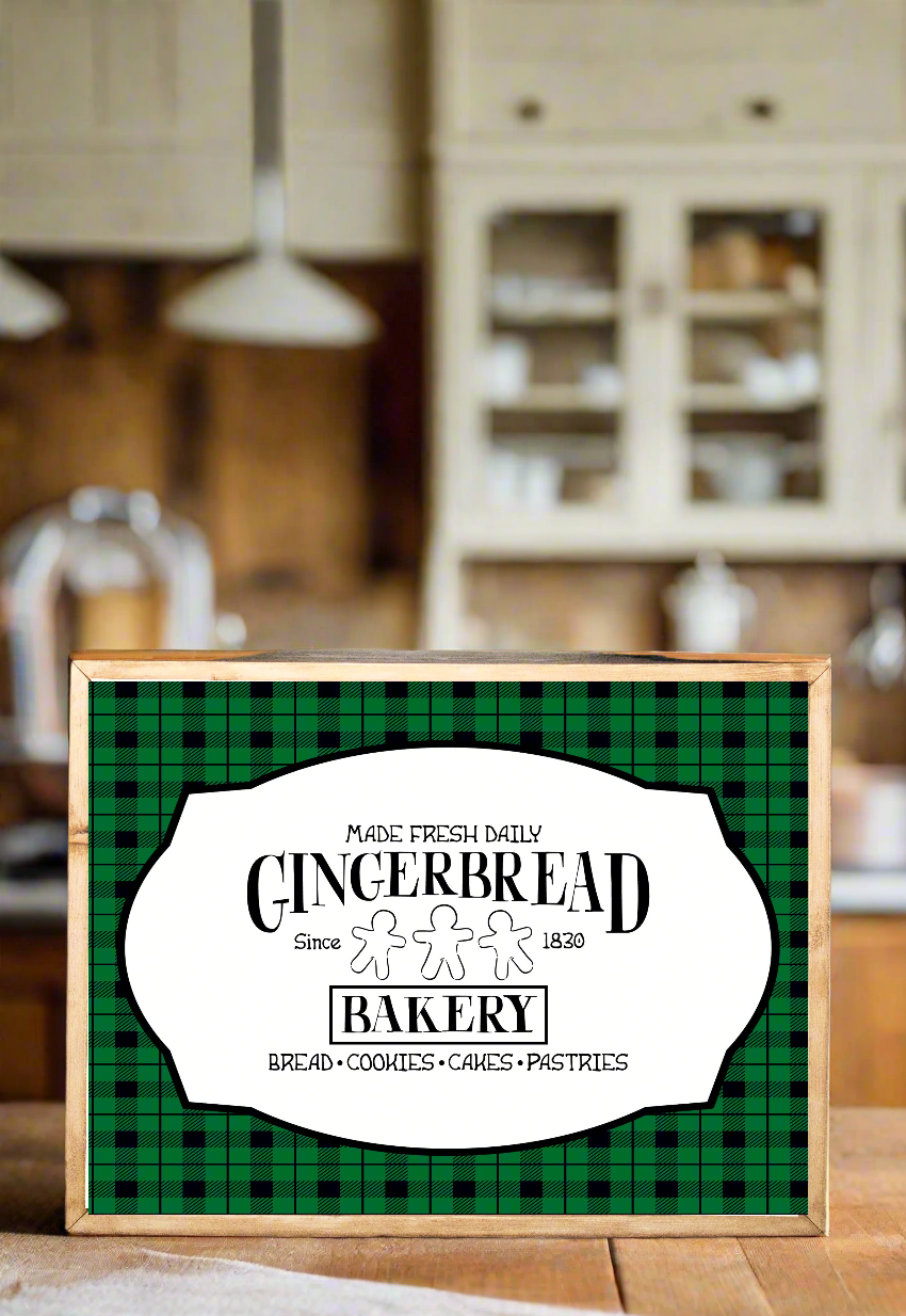 Gingerbread Bakery Plaid