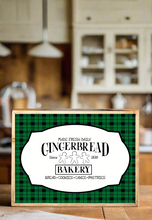 Load image into Gallery viewer, Gingerbread Bakery Plaid
