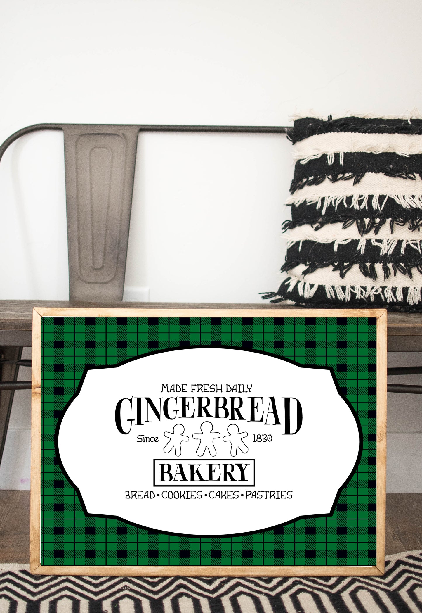Gingerbread Bakery Plaid