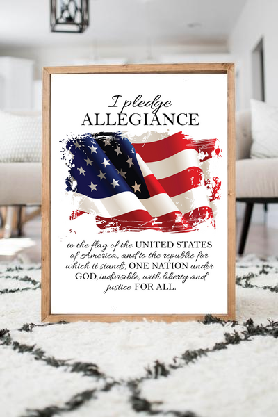 Pledge of Allegiance - American Flag